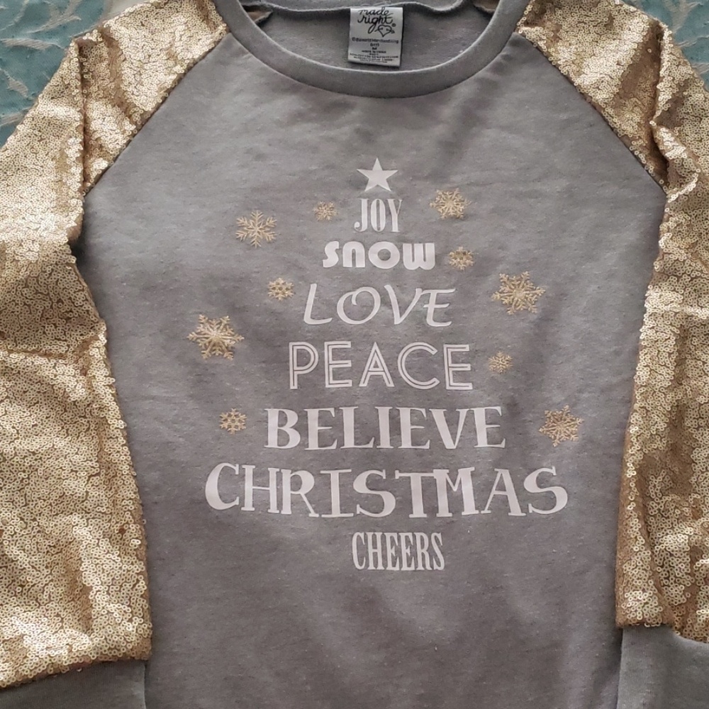 Sparkly Christmas Sweatshirt
